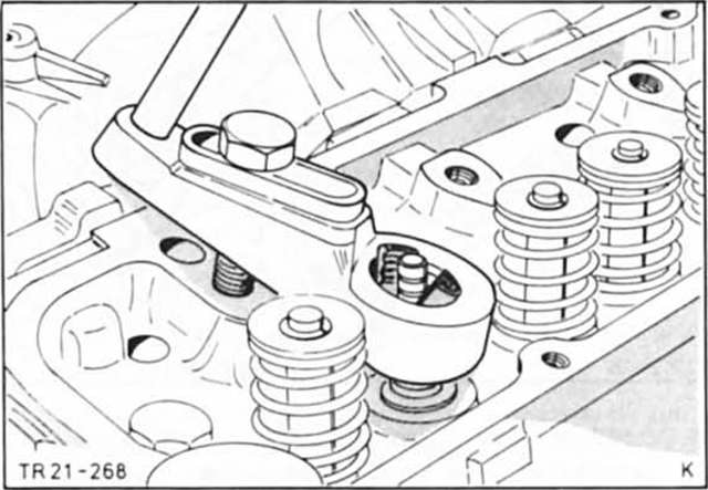 Ford Fiesta Reparaturanleitung. Ventilschaftabdichtungen ersetzen
