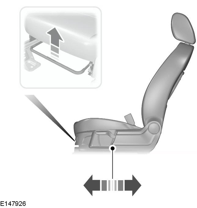 Ford Fiesta. Verstellen des sitzes nach vorne oder hinten