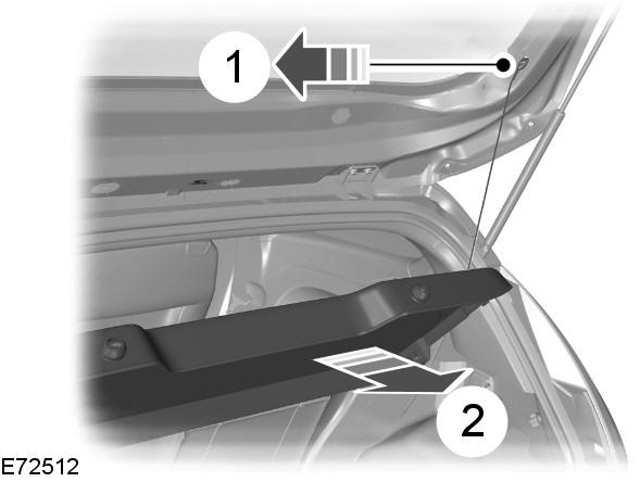 Ford Fiesta. Entfernen der abdeckung