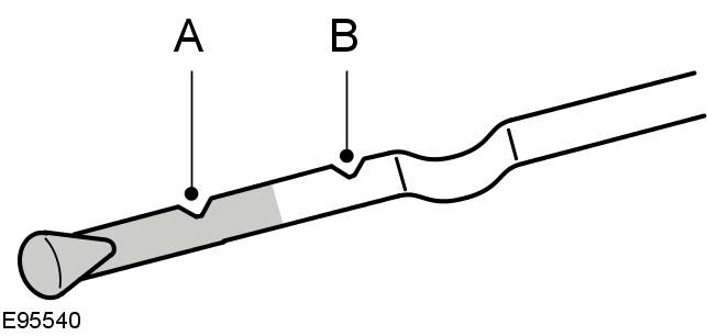 Ford Fiesta. Motorölmessstab - 1.4L duratec-16v (sigma)