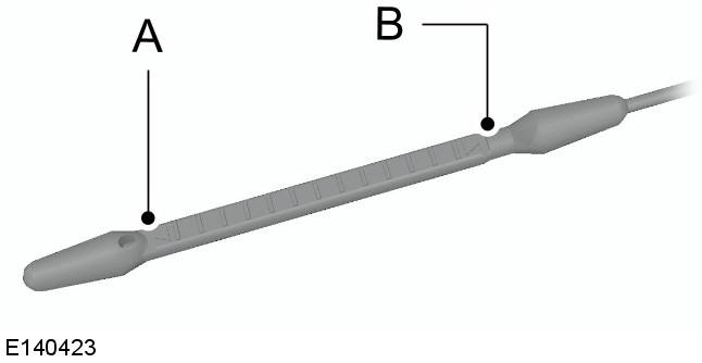 Ford Fiesta. Motorölmessstab - 1.5L duratorq-tdci