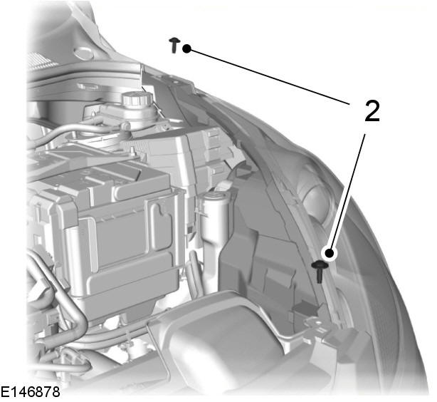 Ford Fiesta. Scheinwerfer ausbauen