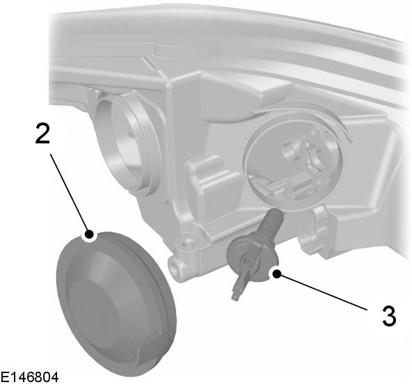 Ford Fiesta. Fernlicht