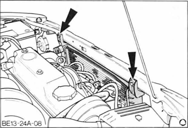 Ford Fiesta Reparaturanleitung. Kühler aus- und einbauen