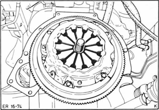 Ford Fiesta Reparaturanleitung. Kupplung aus- und einbauen/prüfen