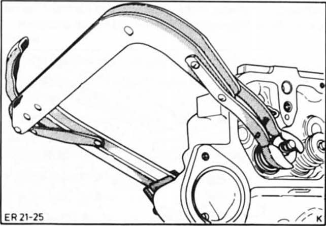 Ford Fiesta Reparaturanleitung. Ventil aus- und einbauen 