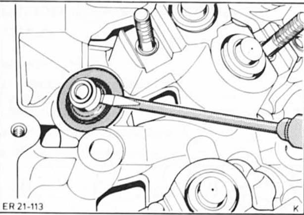 Ford Fiesta Reparaturanleitung. Ventilschaftabdichtungen ersetzen