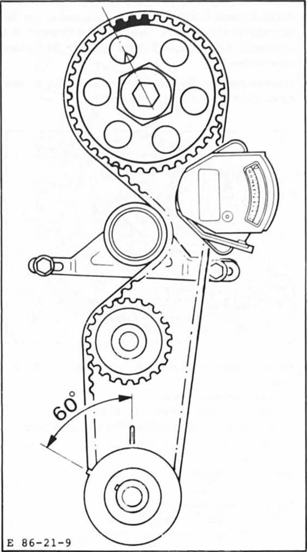 Ford Fiesta Reparaturanleitung. Zahnriemen aus- und einbauen