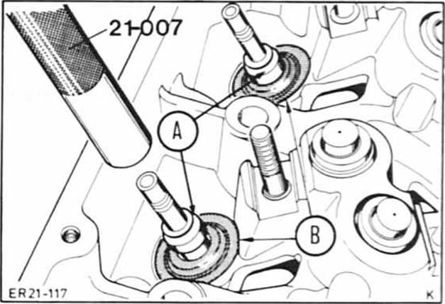 Ford Fiesta Reparaturanleitung. Ventil aus- und einbauen