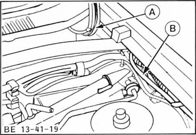 Ford Fiesta Reparaturanleitung. Motorhaube aus-und einbauen