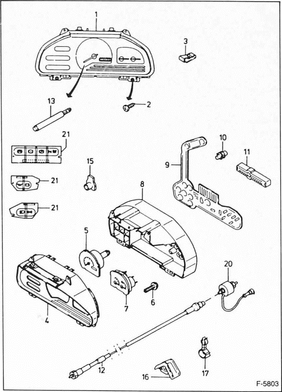 Ford Fiesta Reparaturanleitung. Die armaturen