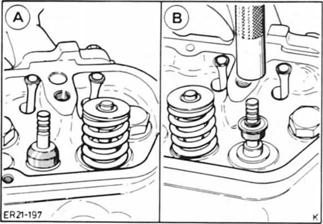 Ford Fiesta Reparaturanleitung. Ventil aus- und einbauen