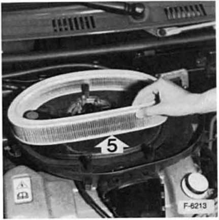 Ford Fiesta Reparaturanleitung. Luftfiltereinsatz wechseln